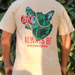 Green Wolf | Beige T-Shirt