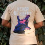 Never Be Silent | Beige T-Shirt