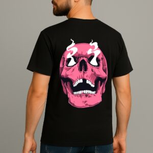 Skull With Smoking Eyes || Black