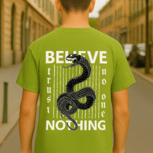 Believe Nothing Snake || Olive Green