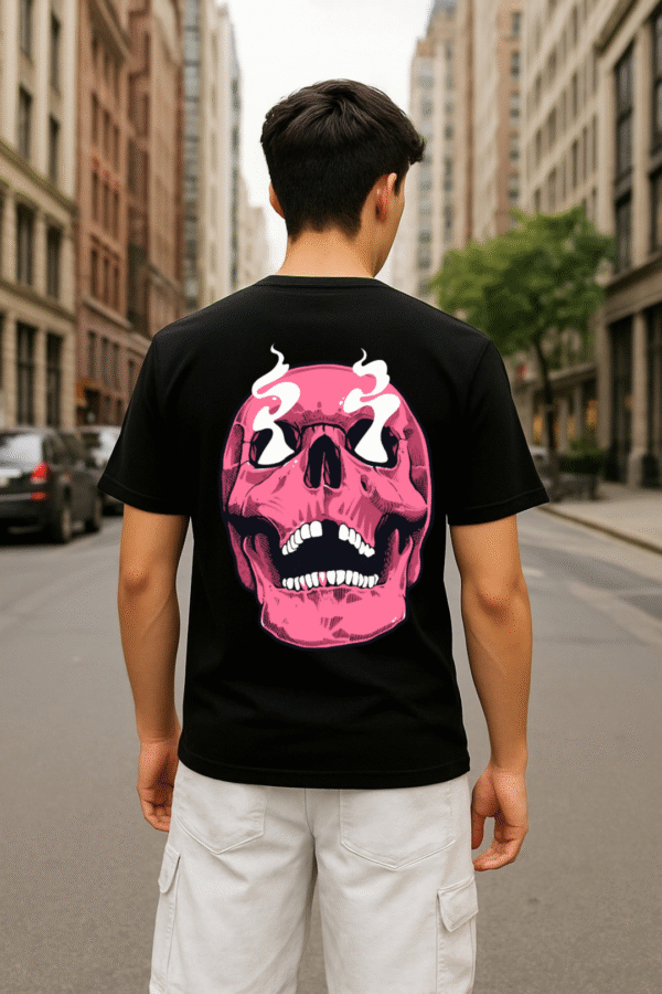 Skull With Smoking Eyes || Black