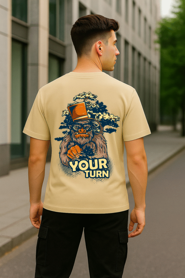 Your Turn Monkey || Beige
