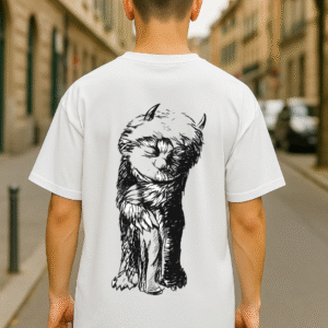 Mystic Creature Sketch Tee || White