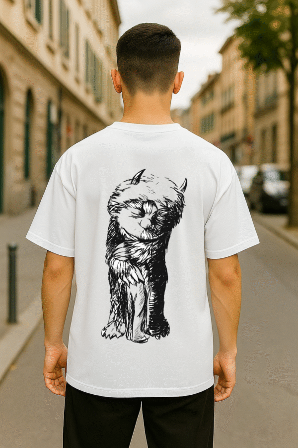 Mystic Creature Sketch Tee || White